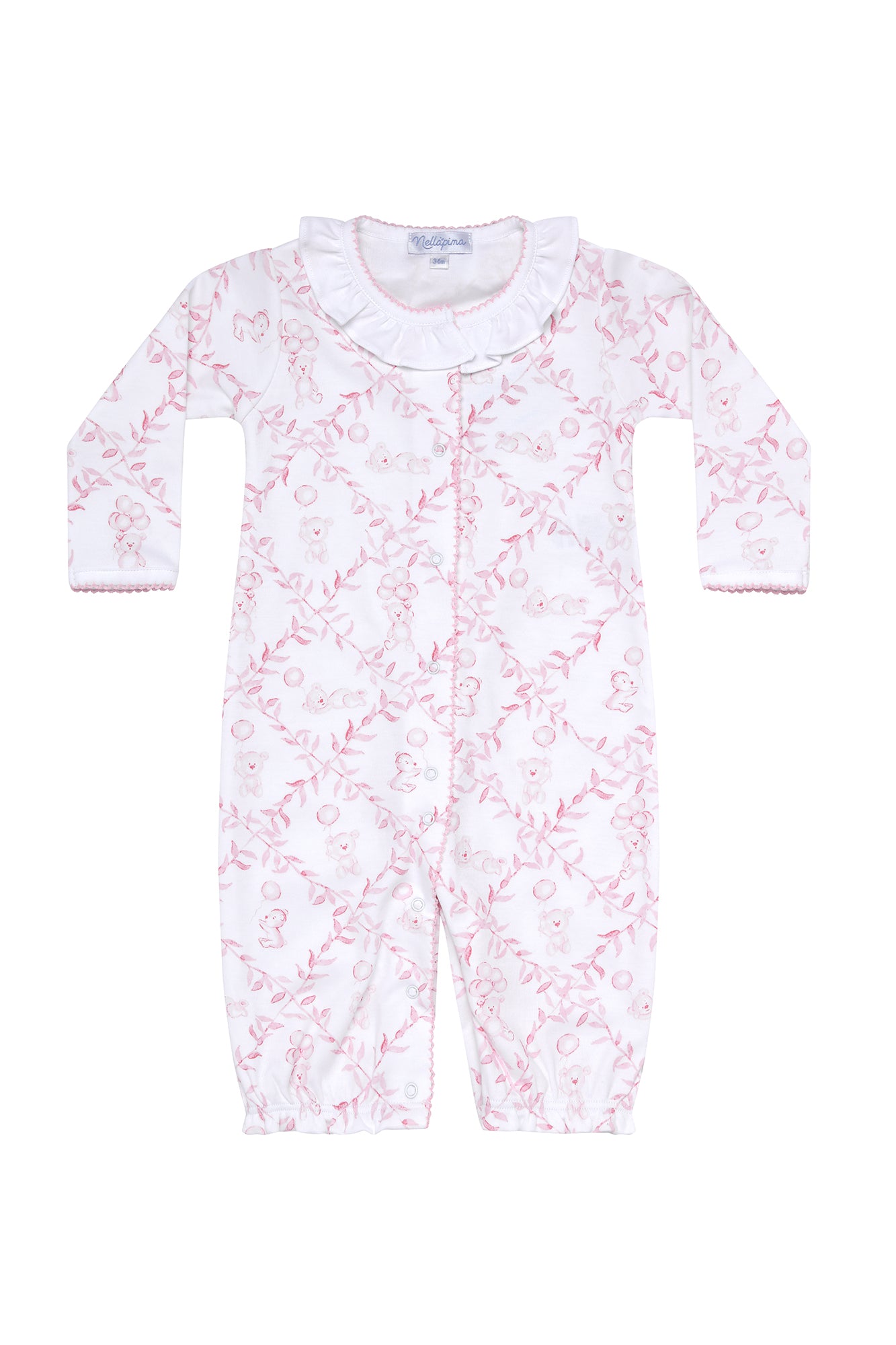 Shop Pink Bears Trellace Baby Converter Gown | Nellapima – Nella Pima