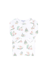 Boy Christmas Toile Pajama