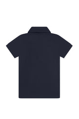 Navy Pima Cotton Polo Shirt