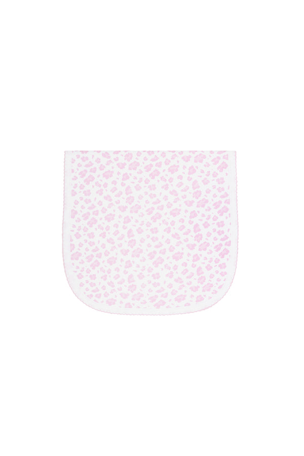 Pink Cheetah Print Burp Cloth