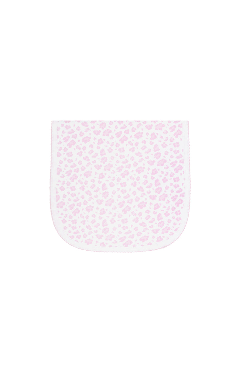 Pink Cheetah Print Burp Cloth