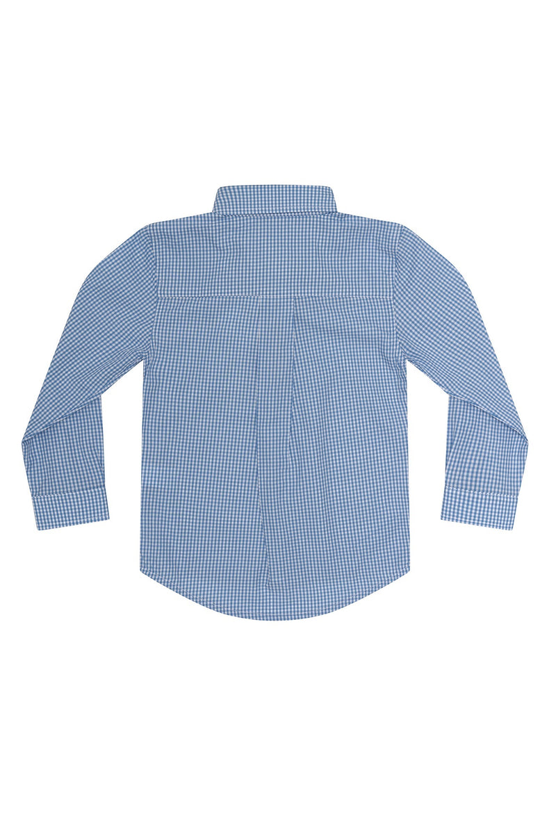 Blue Checks Long Sleeve Shirt