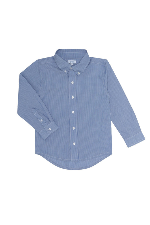 Blue Stripes Long Sleeve Shirt