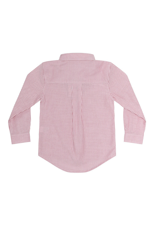 Red Stripes Long Sleeve Shirt