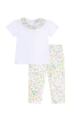 Berry Wildflowers Tee-Leggings Set