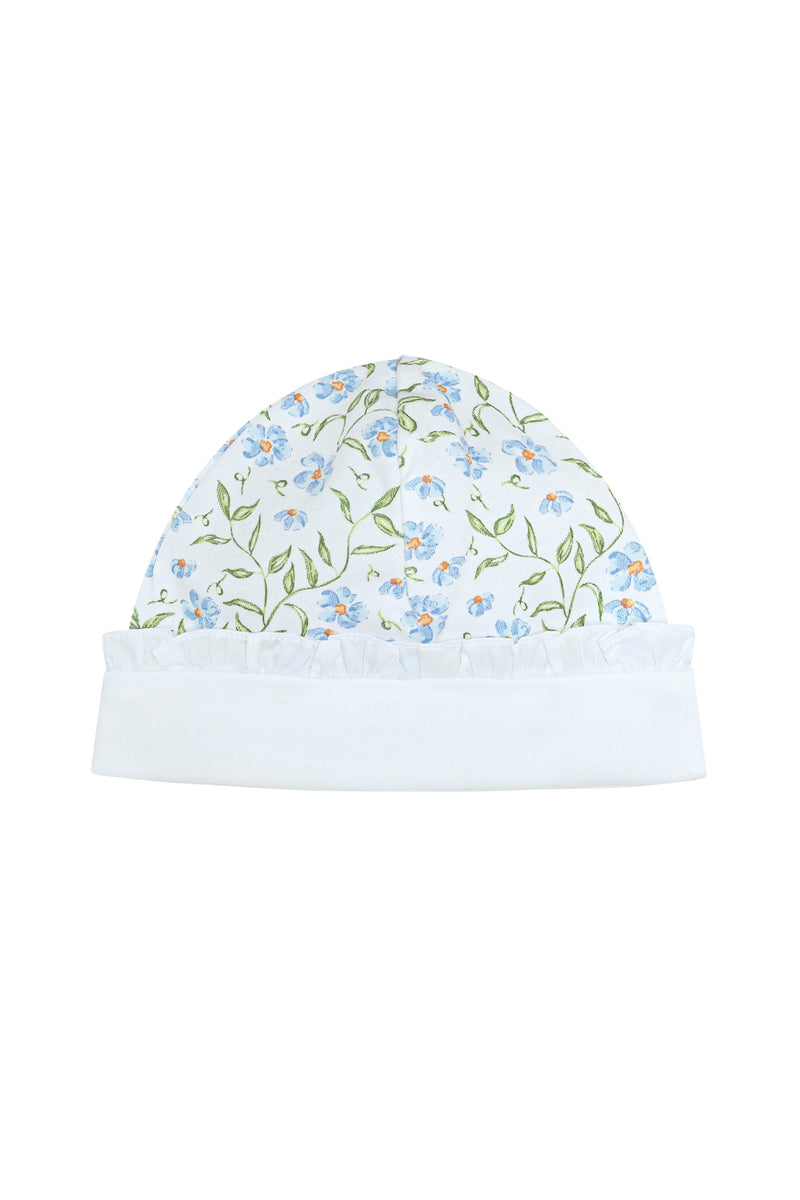 Blue Vines Print Hat