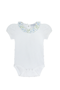 Blue Vines Print Onesie Set