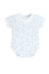 Blue Bunny Toile Bubble