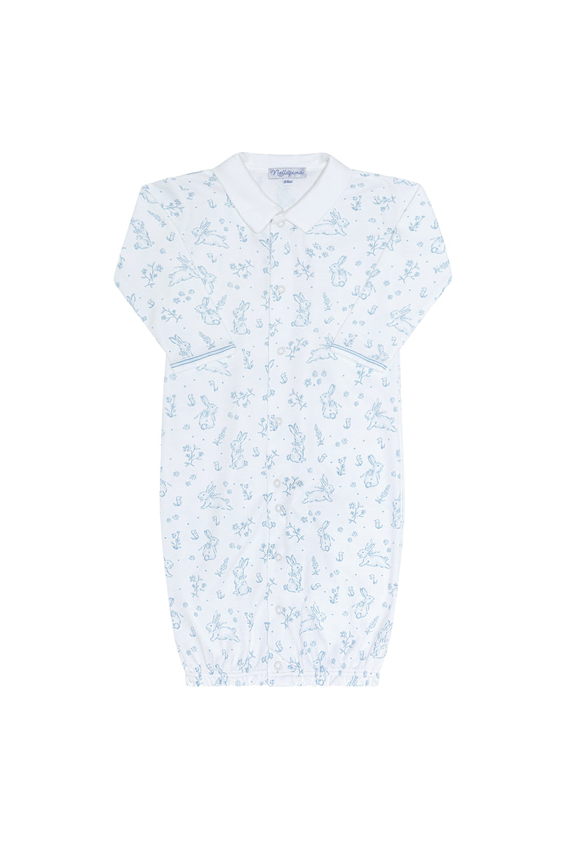 Blue Bunny Toile Converter Gown