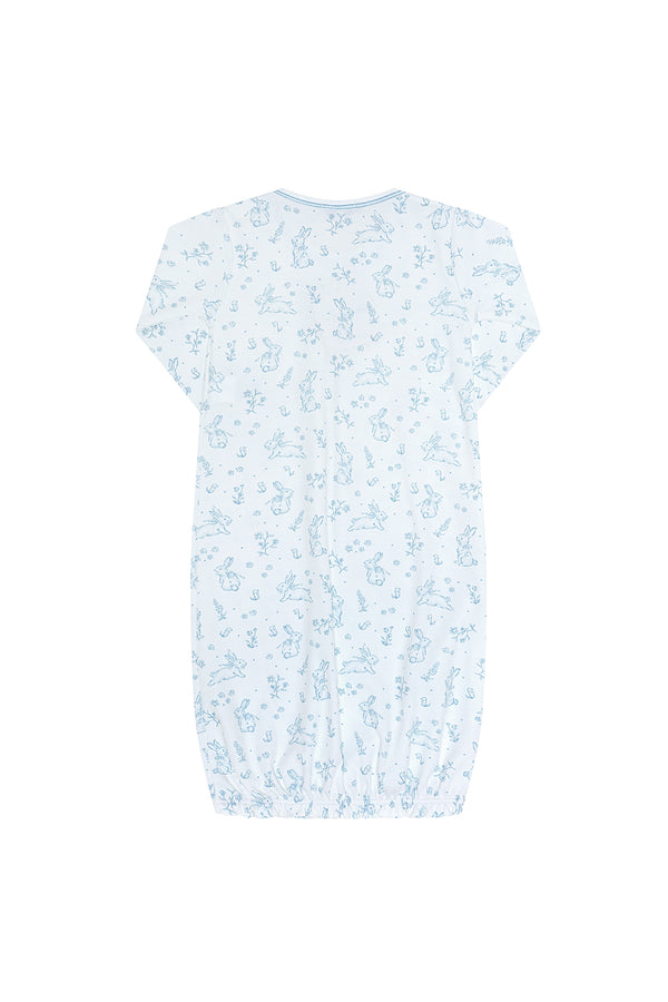 Blue Bunny Toile Gown