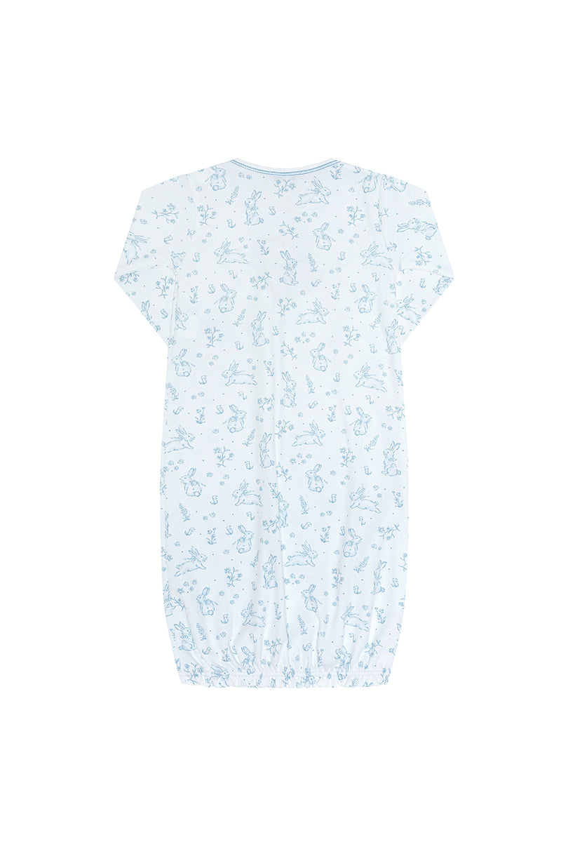 Blue Bunny Toile Gown