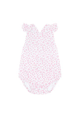 Pink Cheetah Print Ruffle Bubble